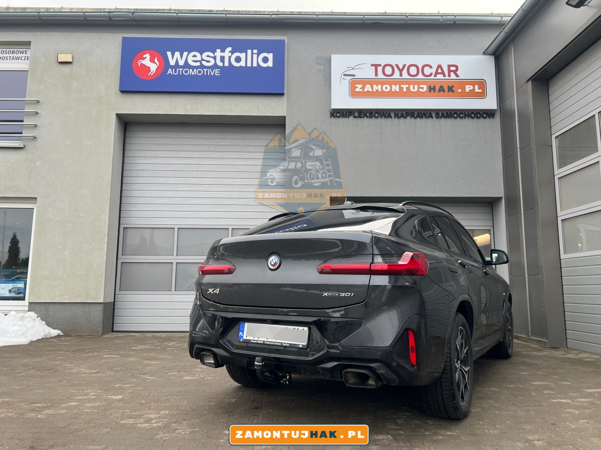 Wypinany hak holowniczy Westfalia A40V, montaż na gwarancji